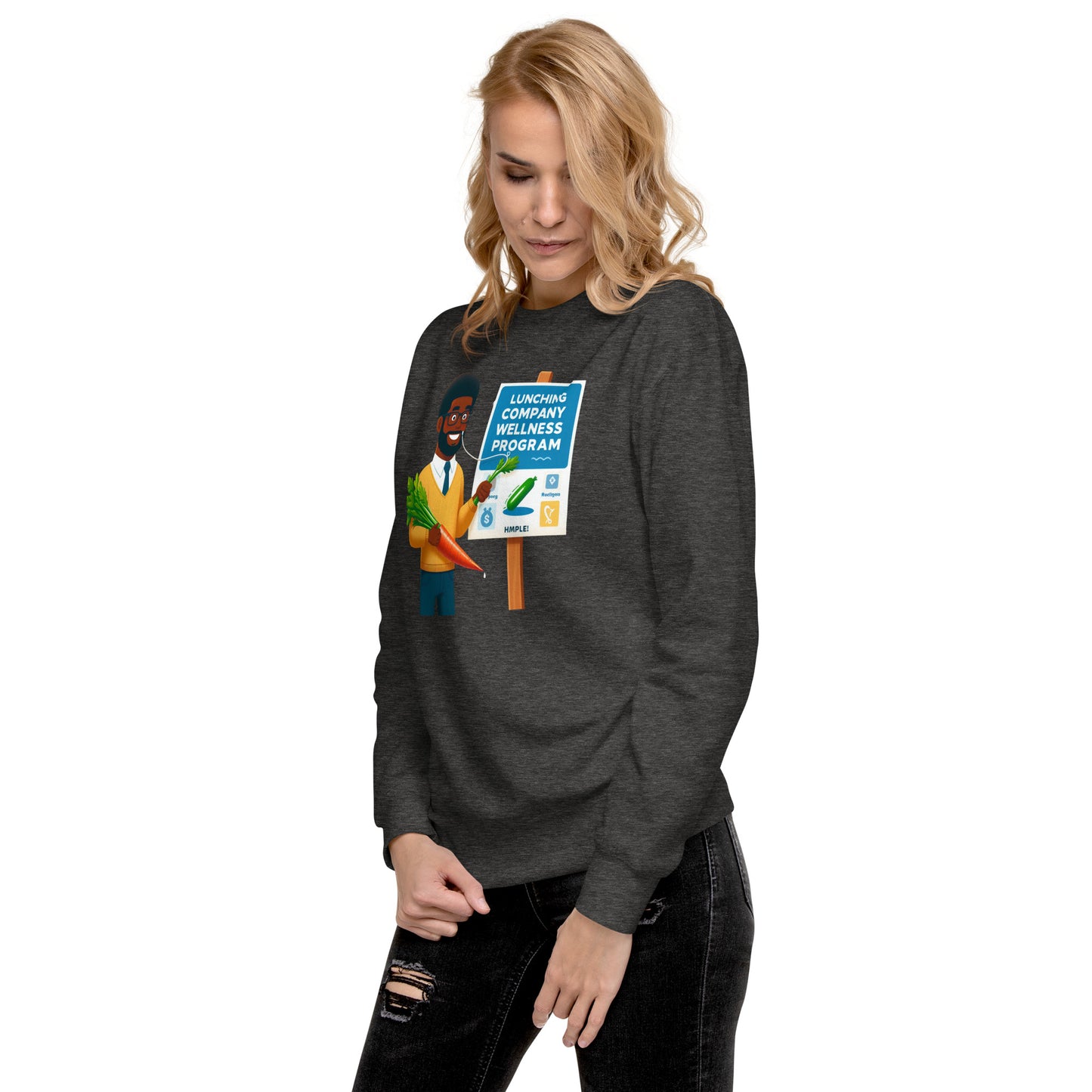 Company Wellness Program Sweatshirt - Dark