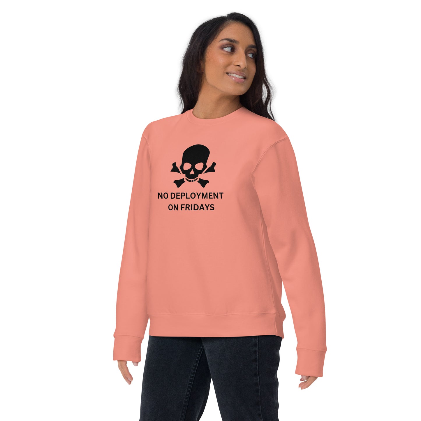 No Friday Deployment Premium Sweatshirt - Light