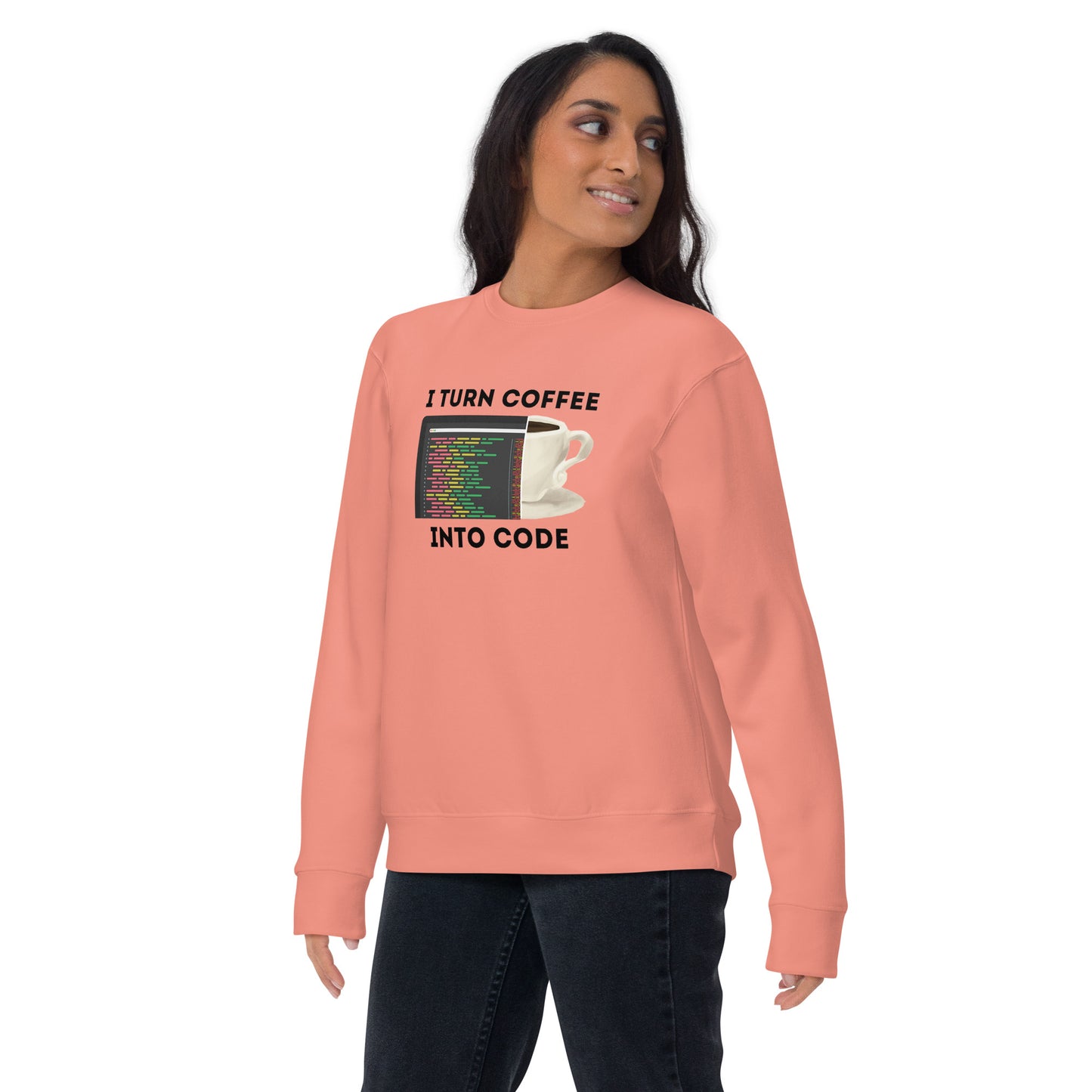 Coffee into Code Sweatshirt