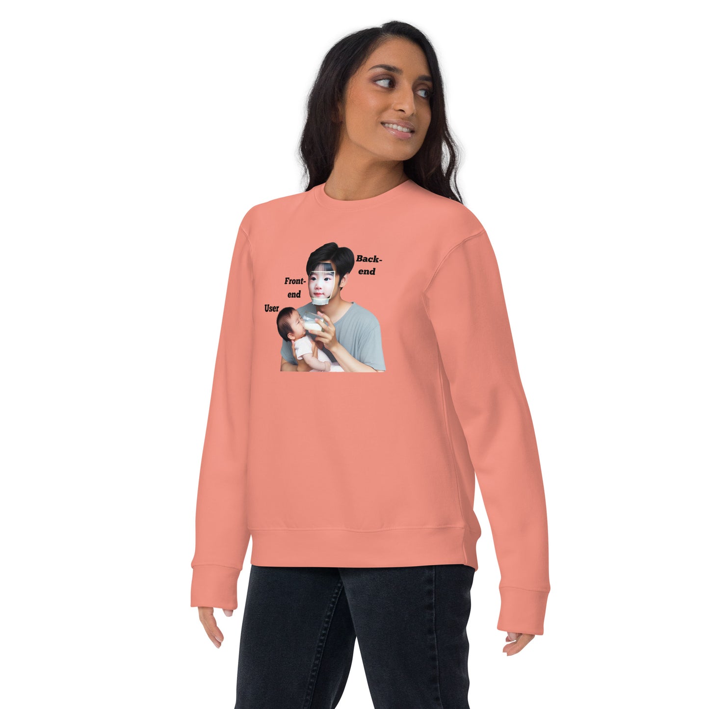 Front & Back End Sweatshirt