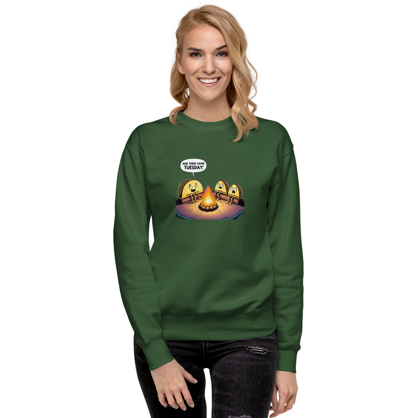 Scared Tacos Sweatshirt - Dark