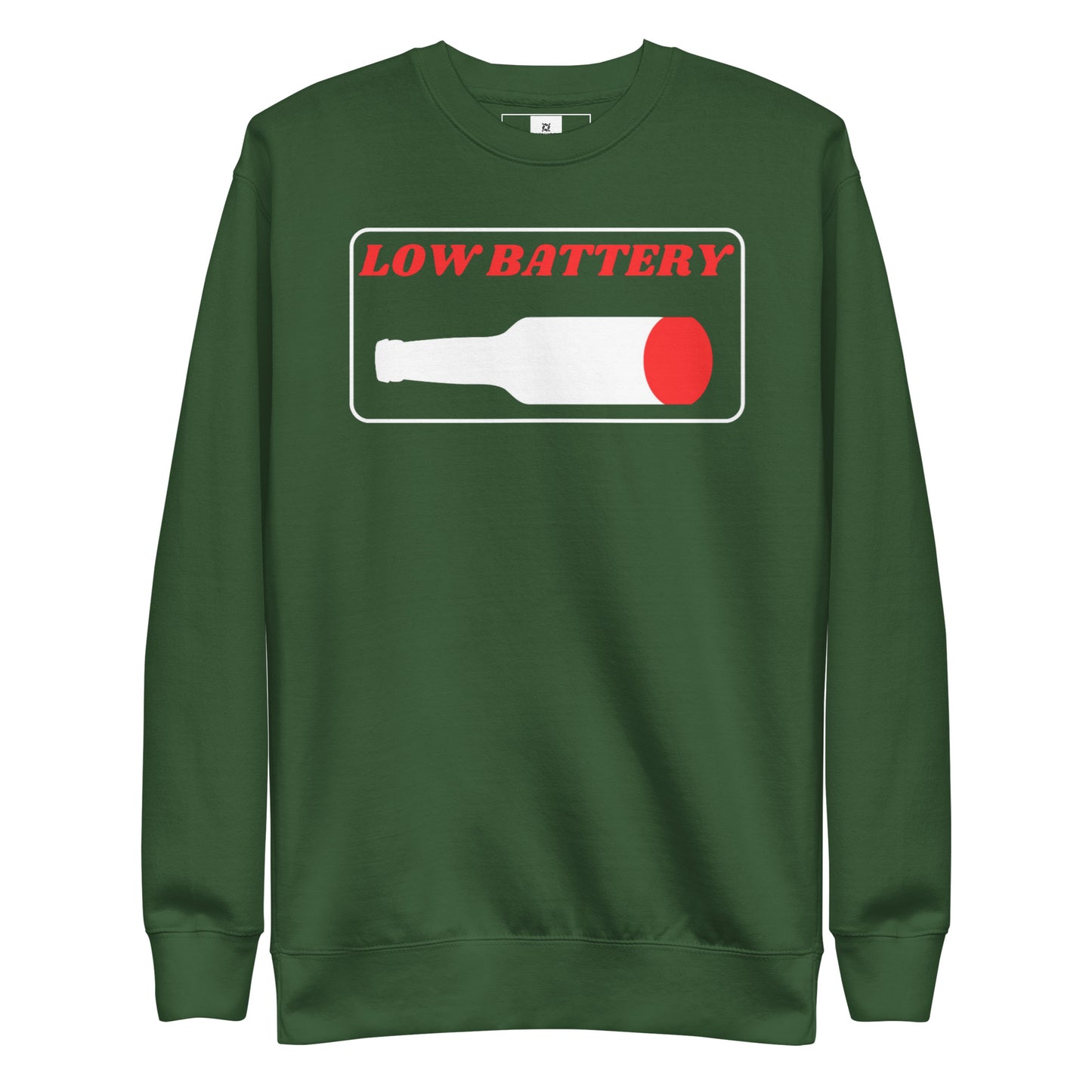 Low Battery Premium Sweatshirt