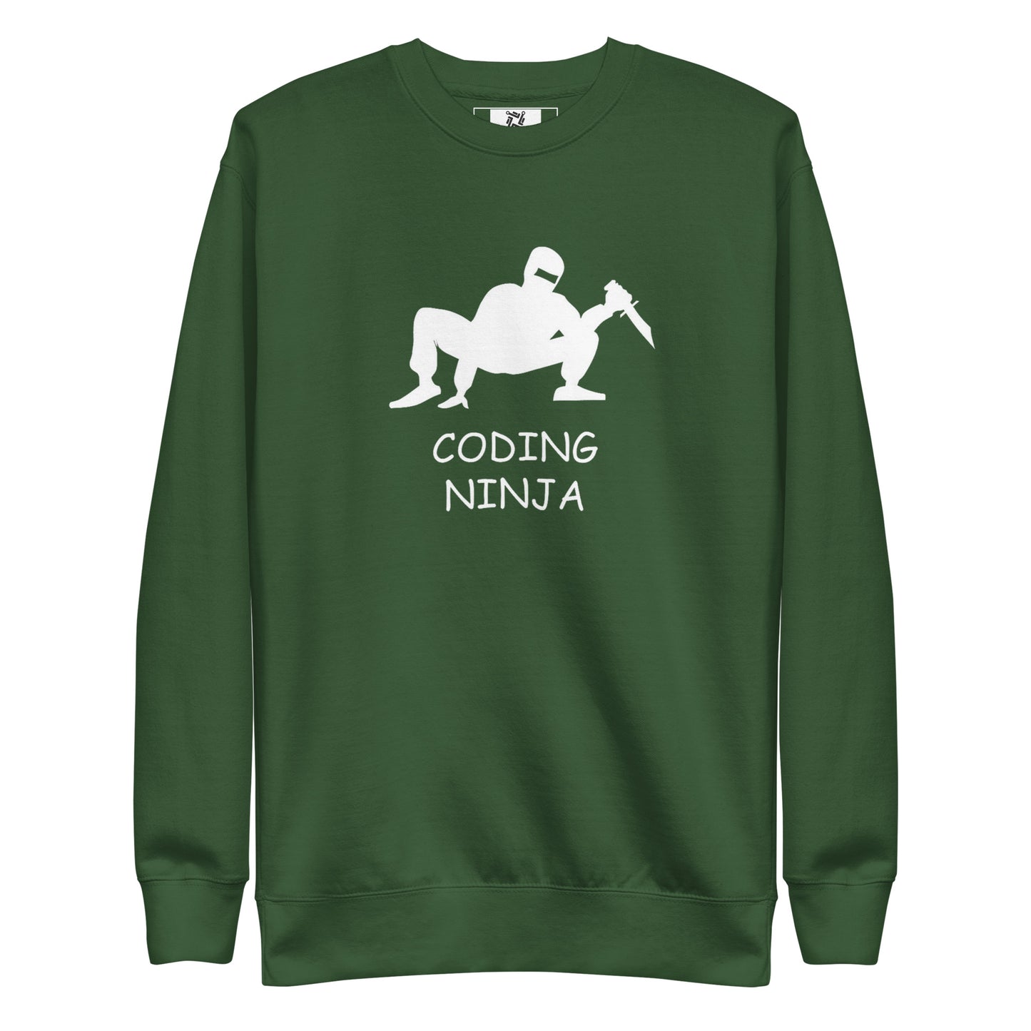 Crouching Ninja Sweatshirt - Dark