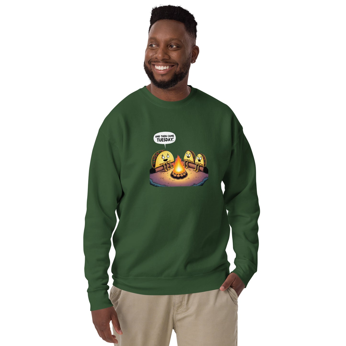 Scared Tacos Sweatshirt - Dark