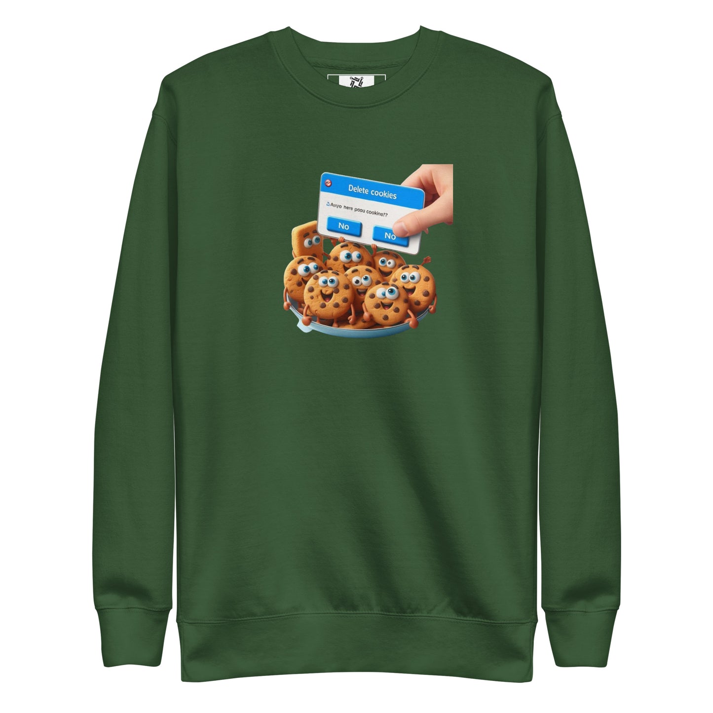 Delete Cookies Sweatshirt - Dark