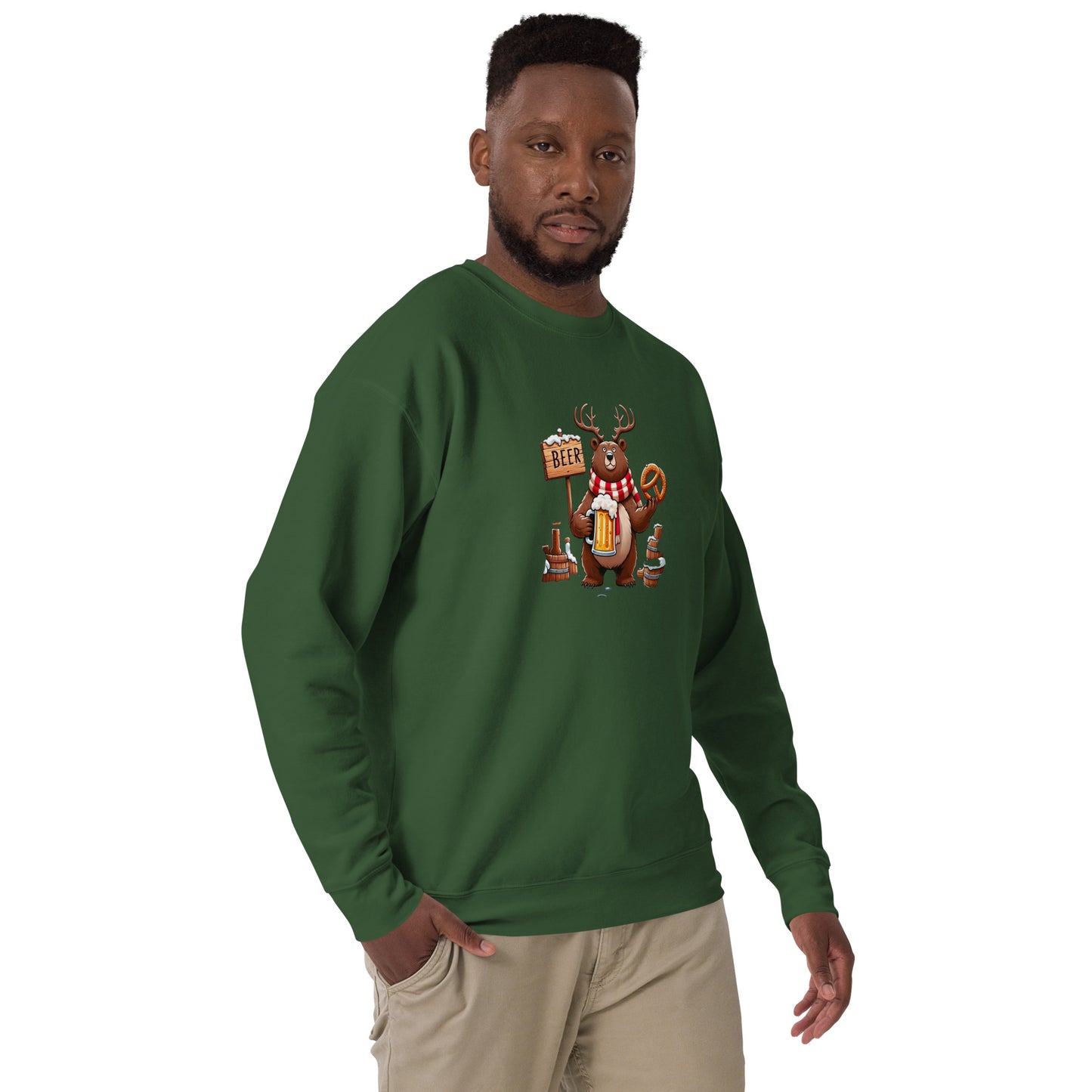 Holiday Bear Sweatshirt - Dark