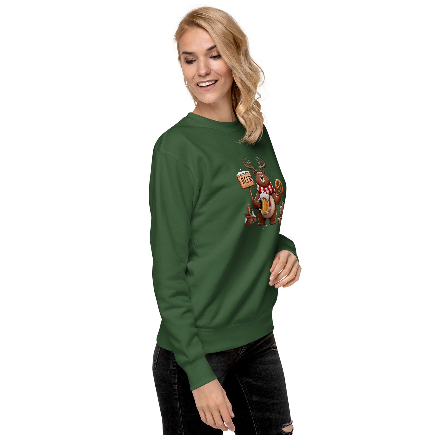 Holiday Bear Sweatshirt - Dark