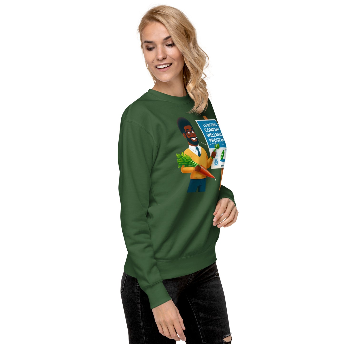 Company Wellness Program Sweatshirt - Dark