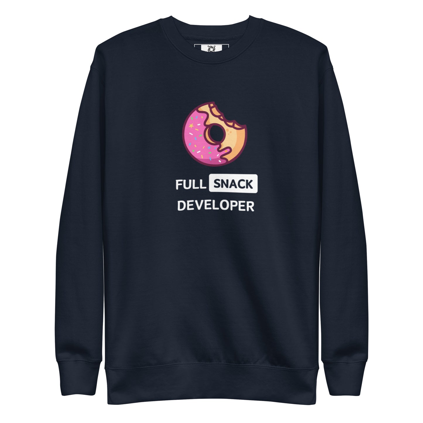 Bit Doughnut Developer Sweatshirt - Dark