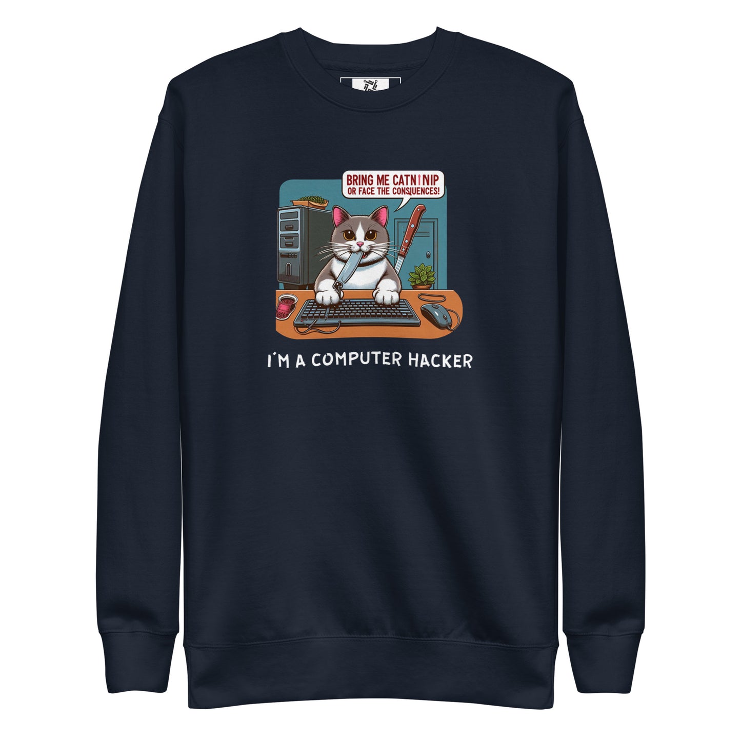 Catnip Kitty Sweatshirt - Dark