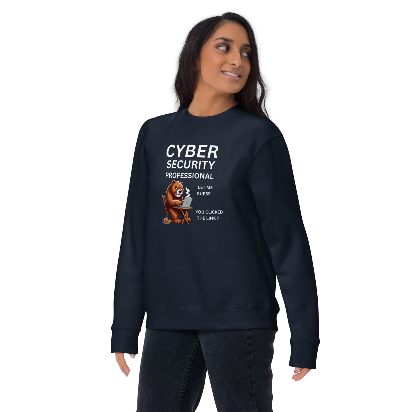 Cyber Bear Sweatshirt - Dark