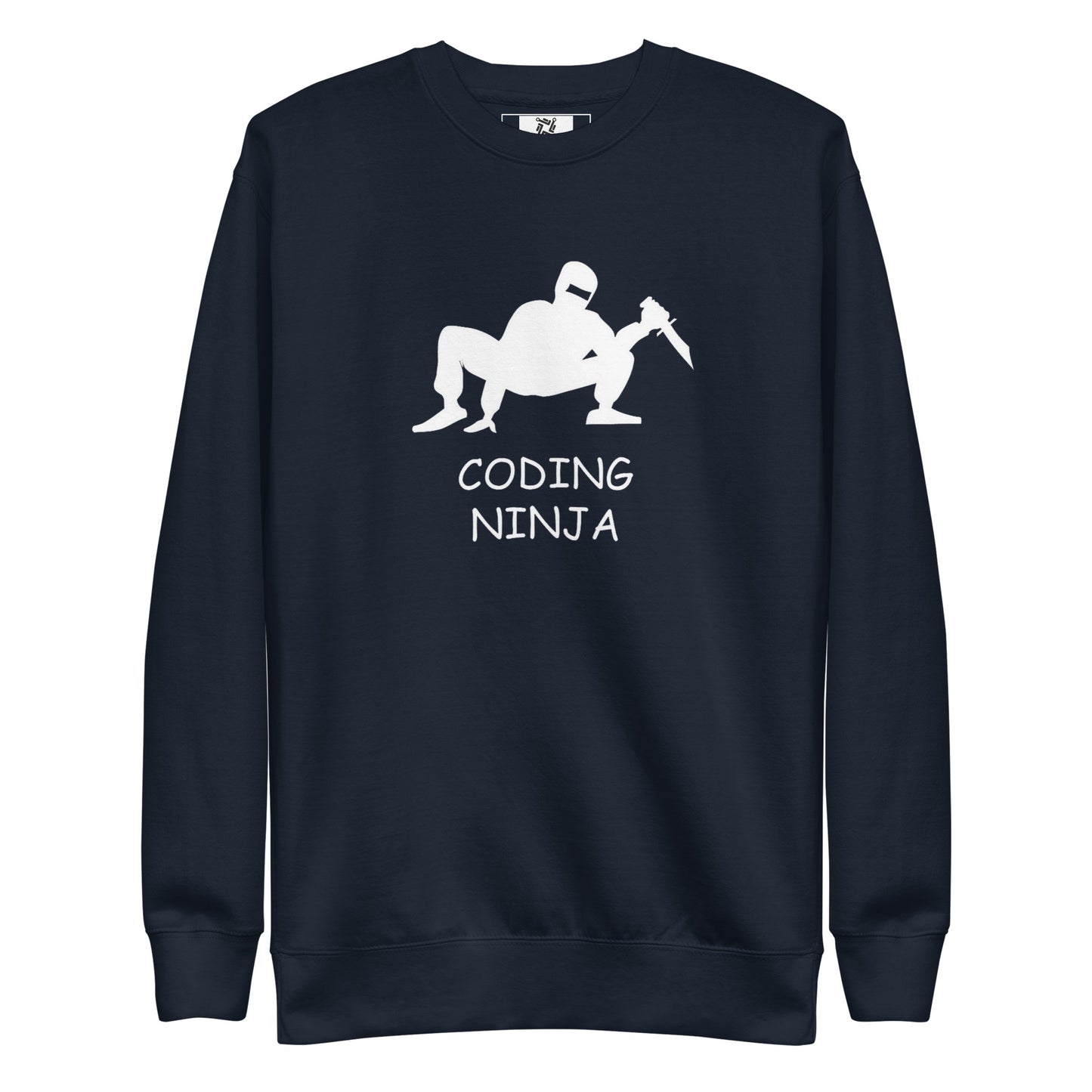 Crouching Ninja Sweatshirt - Dark