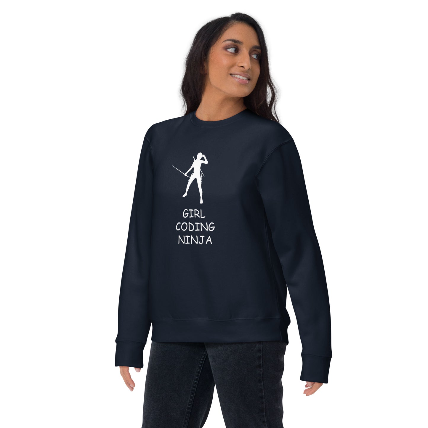 Coding Girl Sweatshirt - Dark