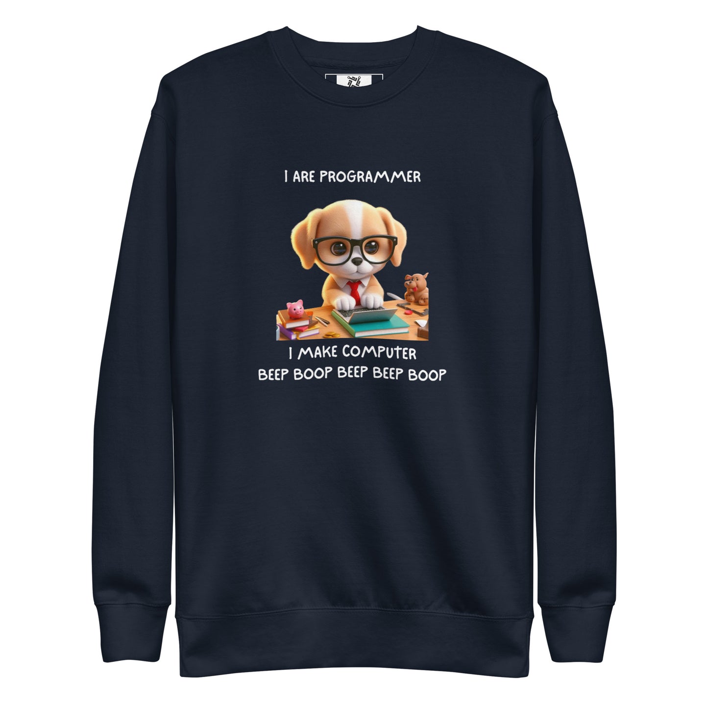 Programmer Puppy Sweatshirt - Dark