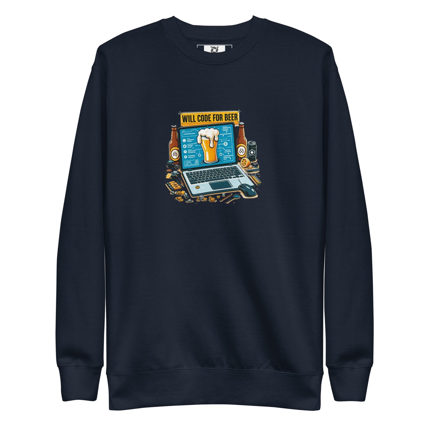 Code For Beer Sweatshirt - Dark