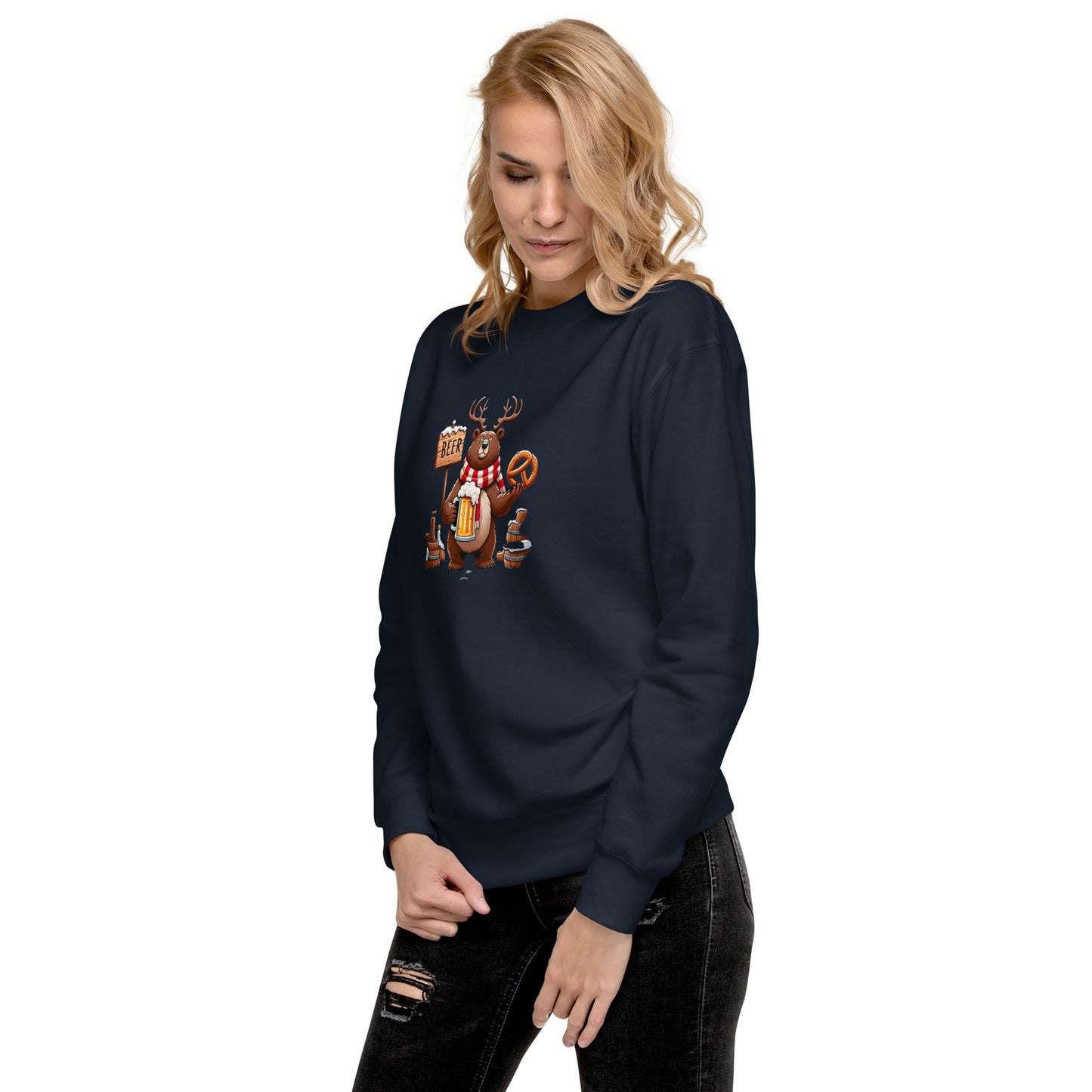 Holiday Bear Sweatshirt - Dark