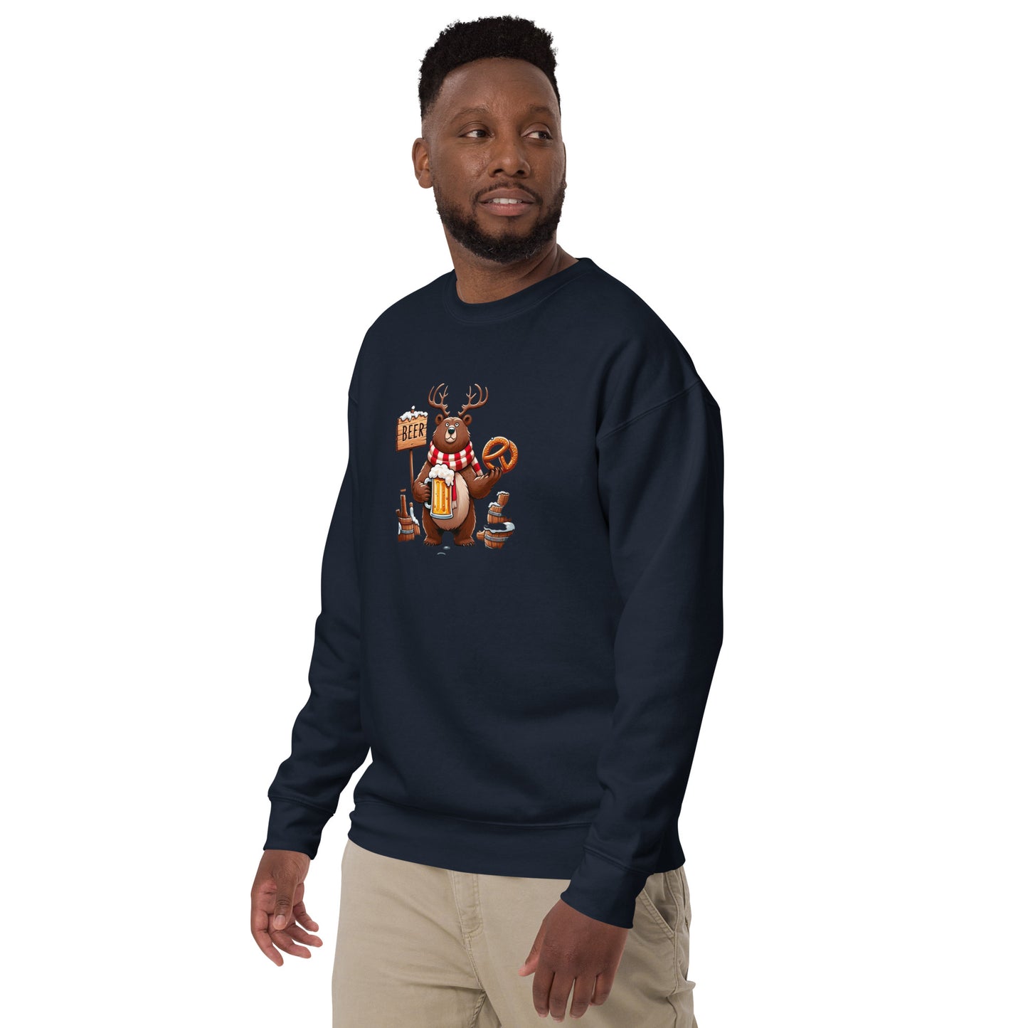 Holiday Bear Sweatshirt - Dark