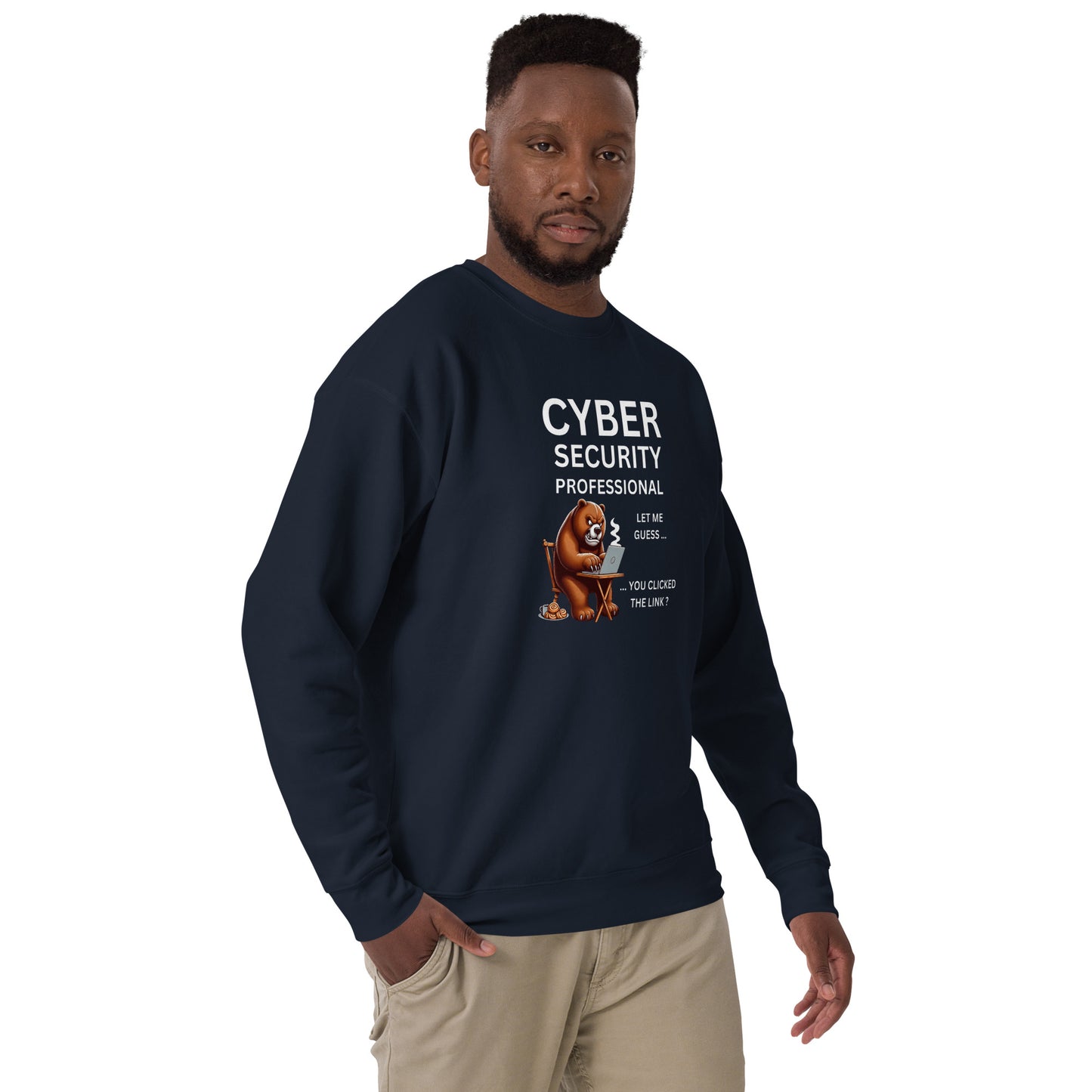 Cyber Bear Sweatshirt - Dark