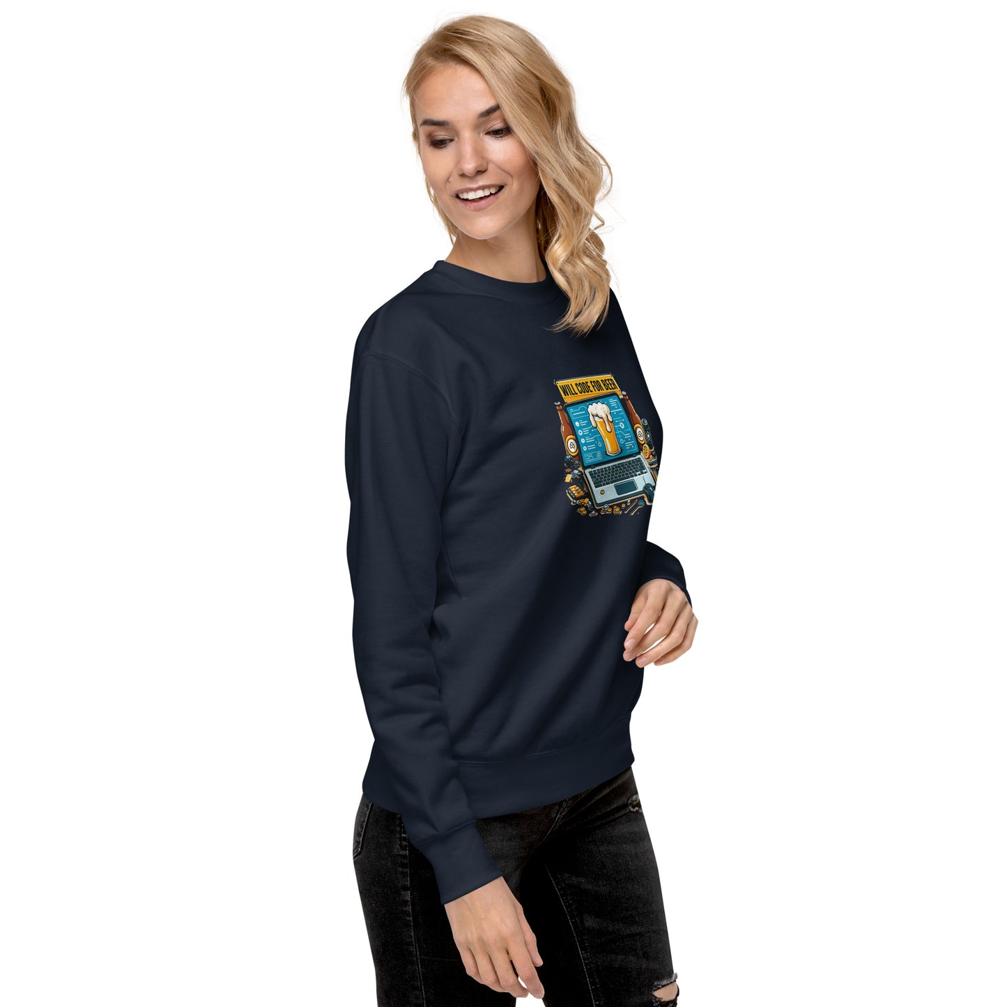 Code For Beer Sweatshirt - Dark