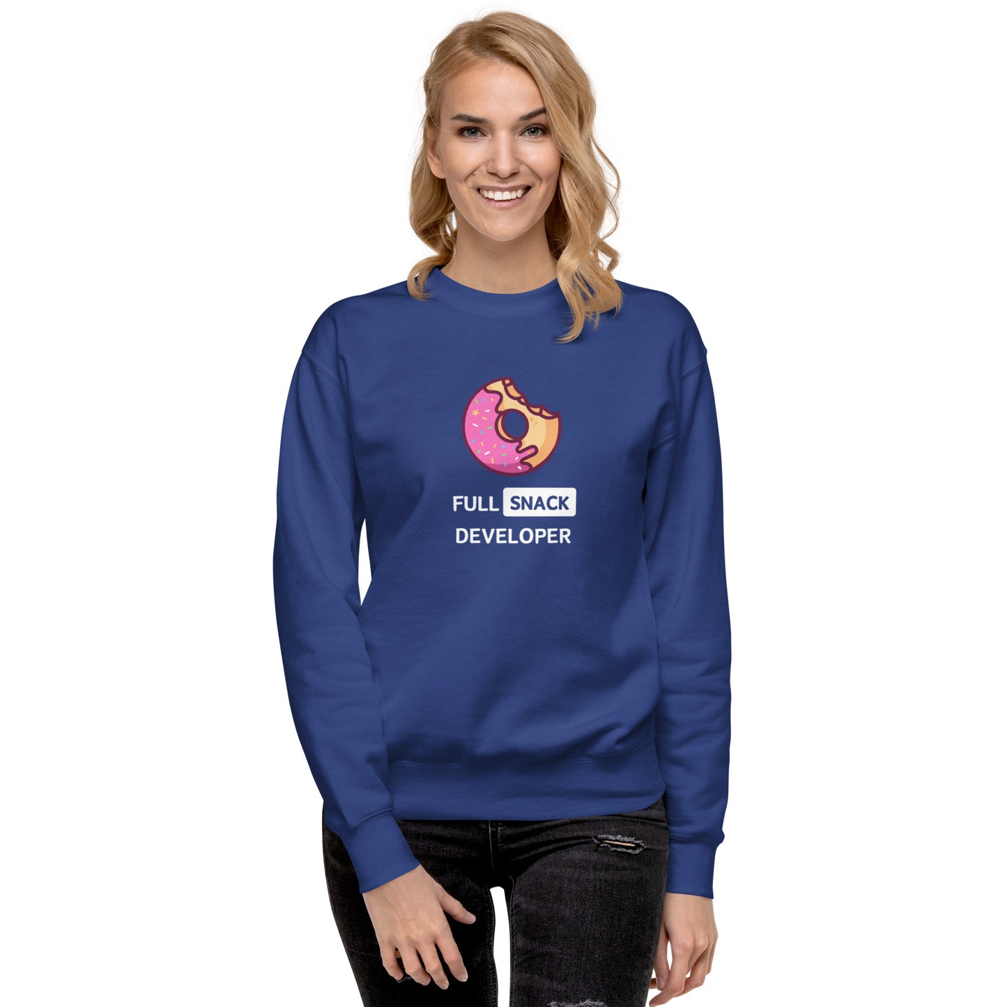 Bit Doughnut Developer Sweatshirt - Dark