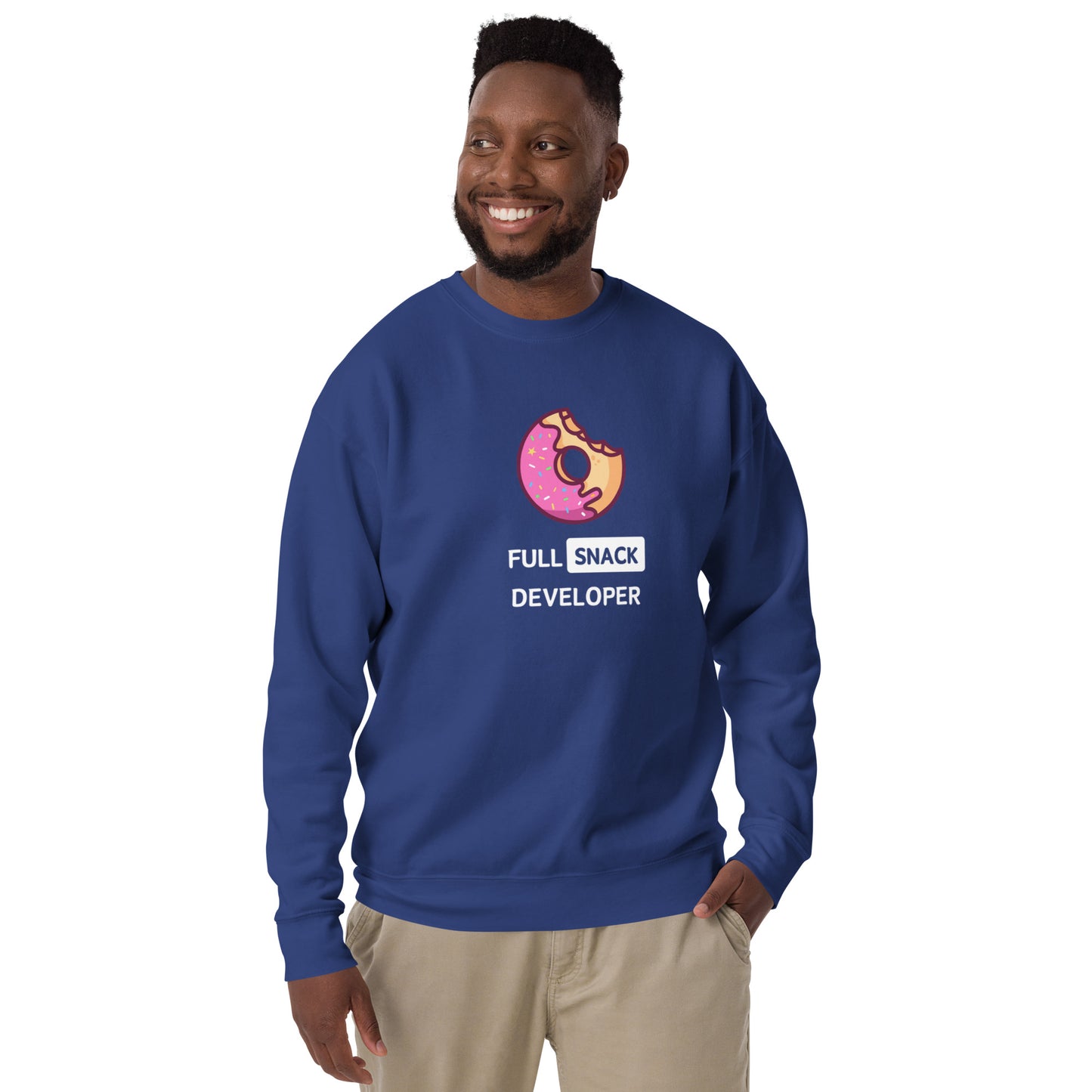 Bit Doughnut Developer Sweatshirt - Dark