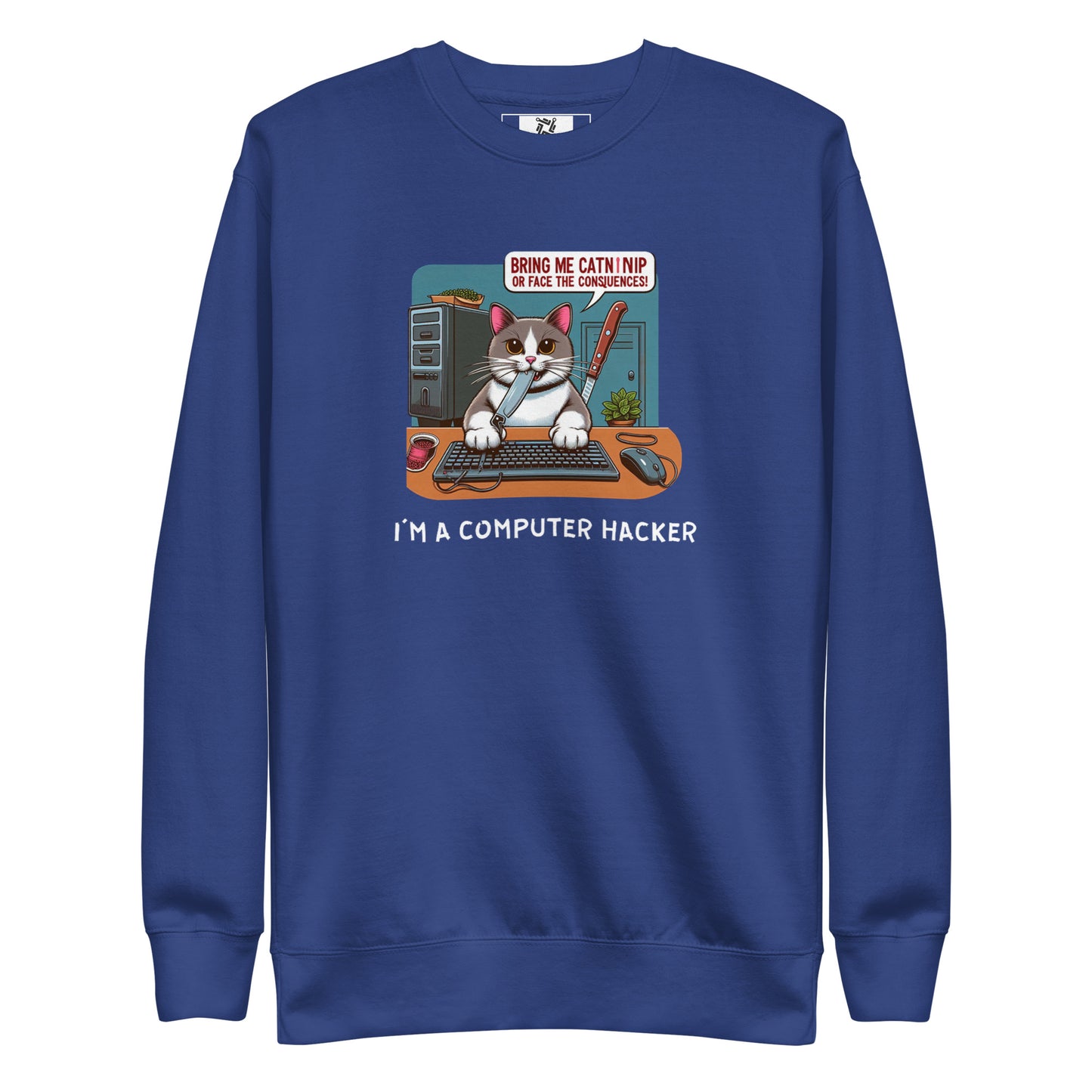 Catnip Kitty Sweatshirt - Dark