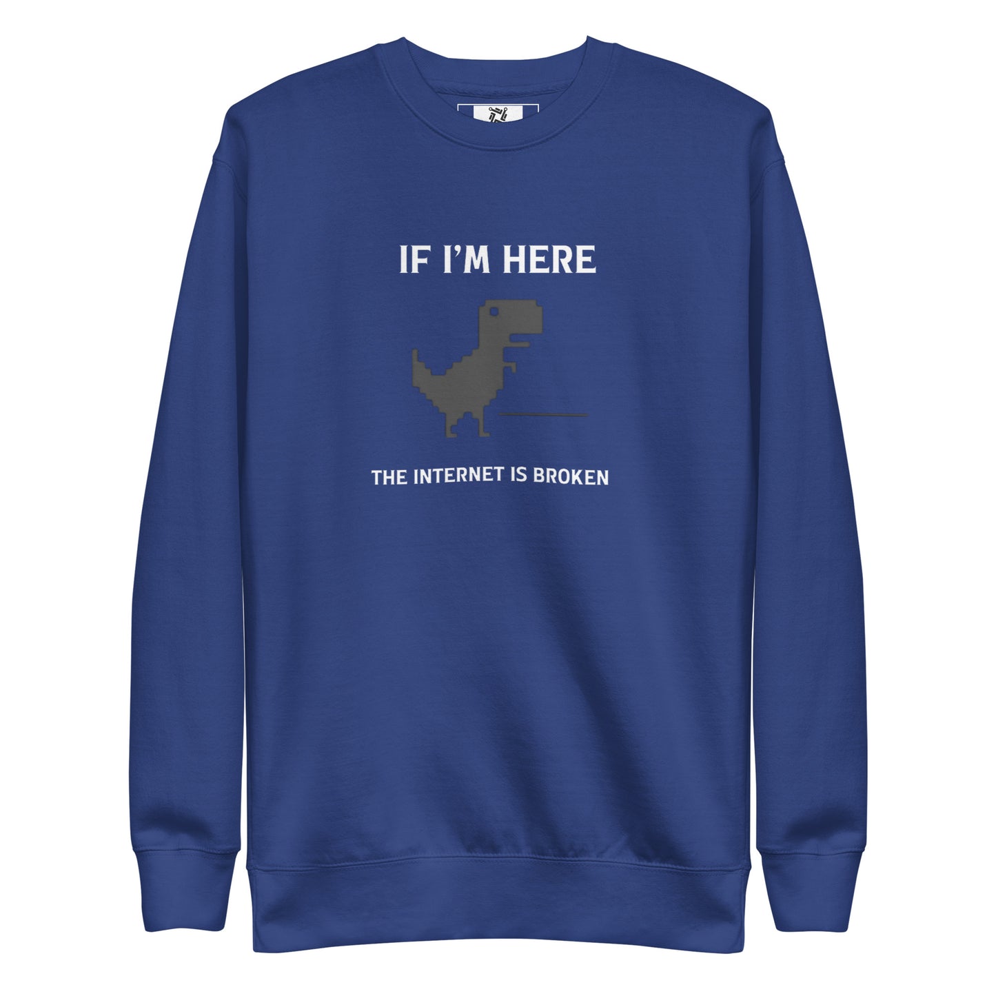 Classic Page Not Found Dino Sweatshirt - Dark