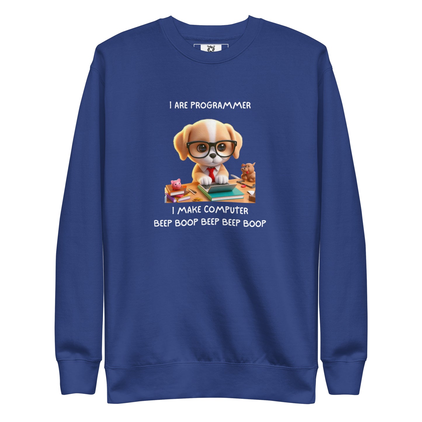 Programmer Puppy Sweatshirt - Dark