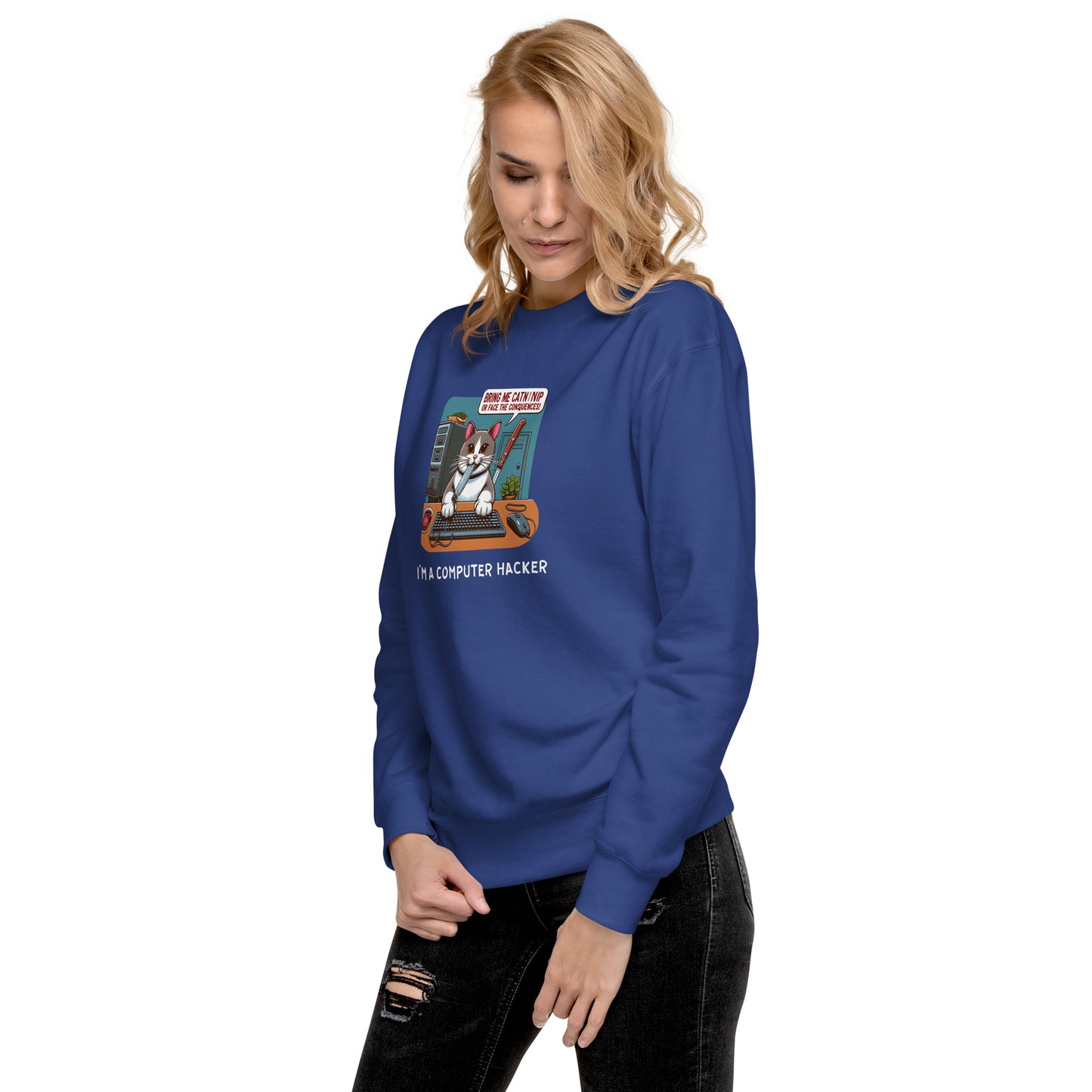 Catnip Kitty Sweatshirt - Dark