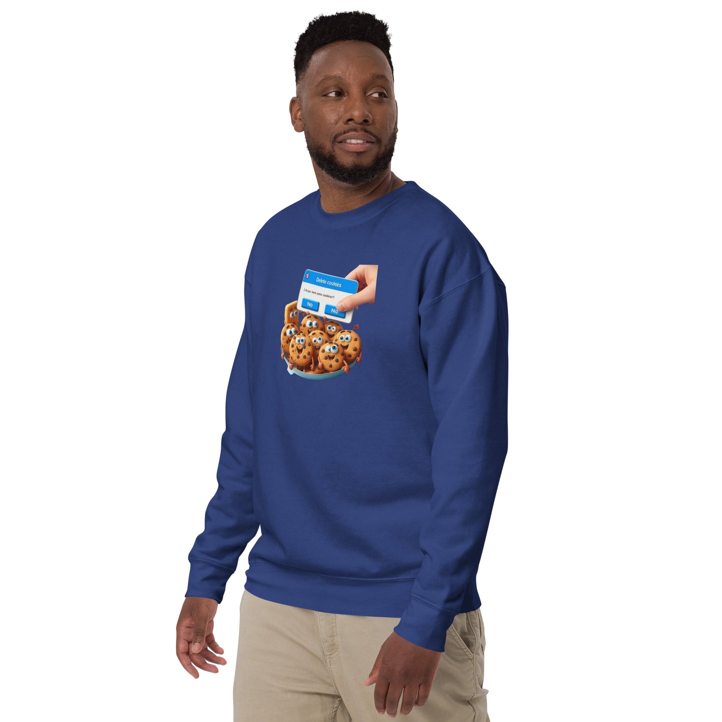 Delete Cookies Sweatshirt - Dark