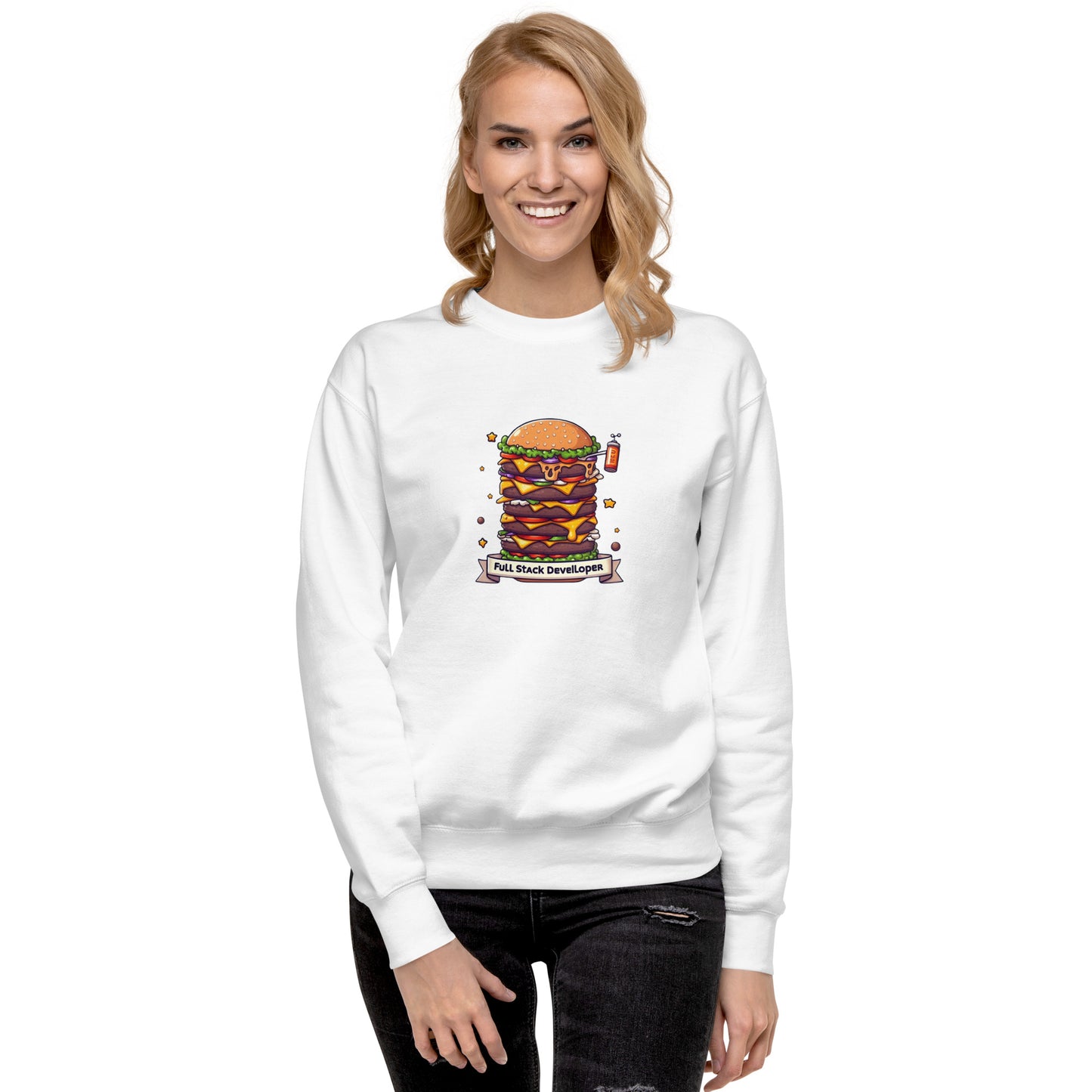 Burgers Full Stacker Sweatshirt