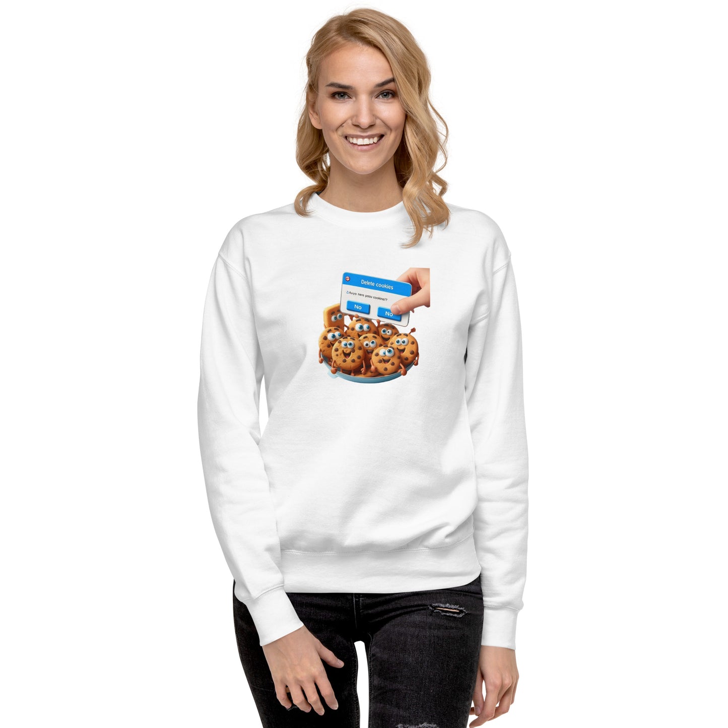 Delete Cookies Sweatshirt