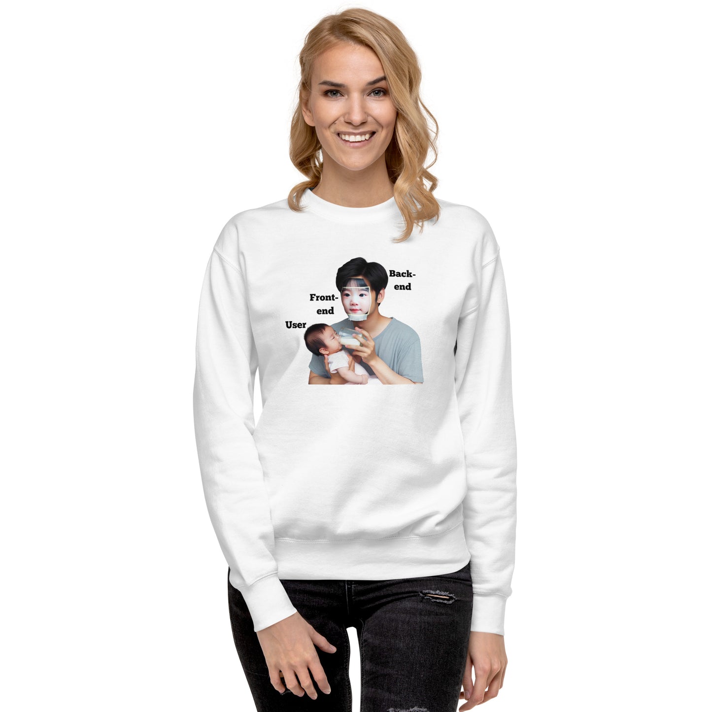 Front & Back End Sweatshirt