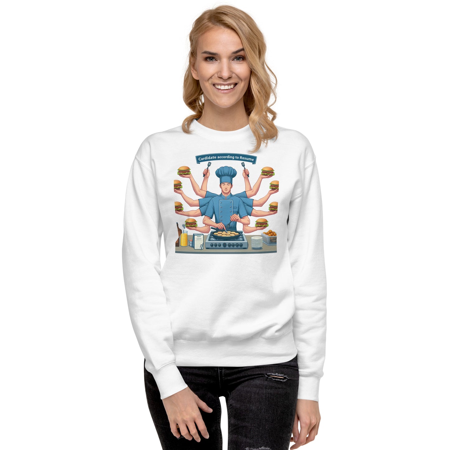 Candidate According to CV Sweatshirt