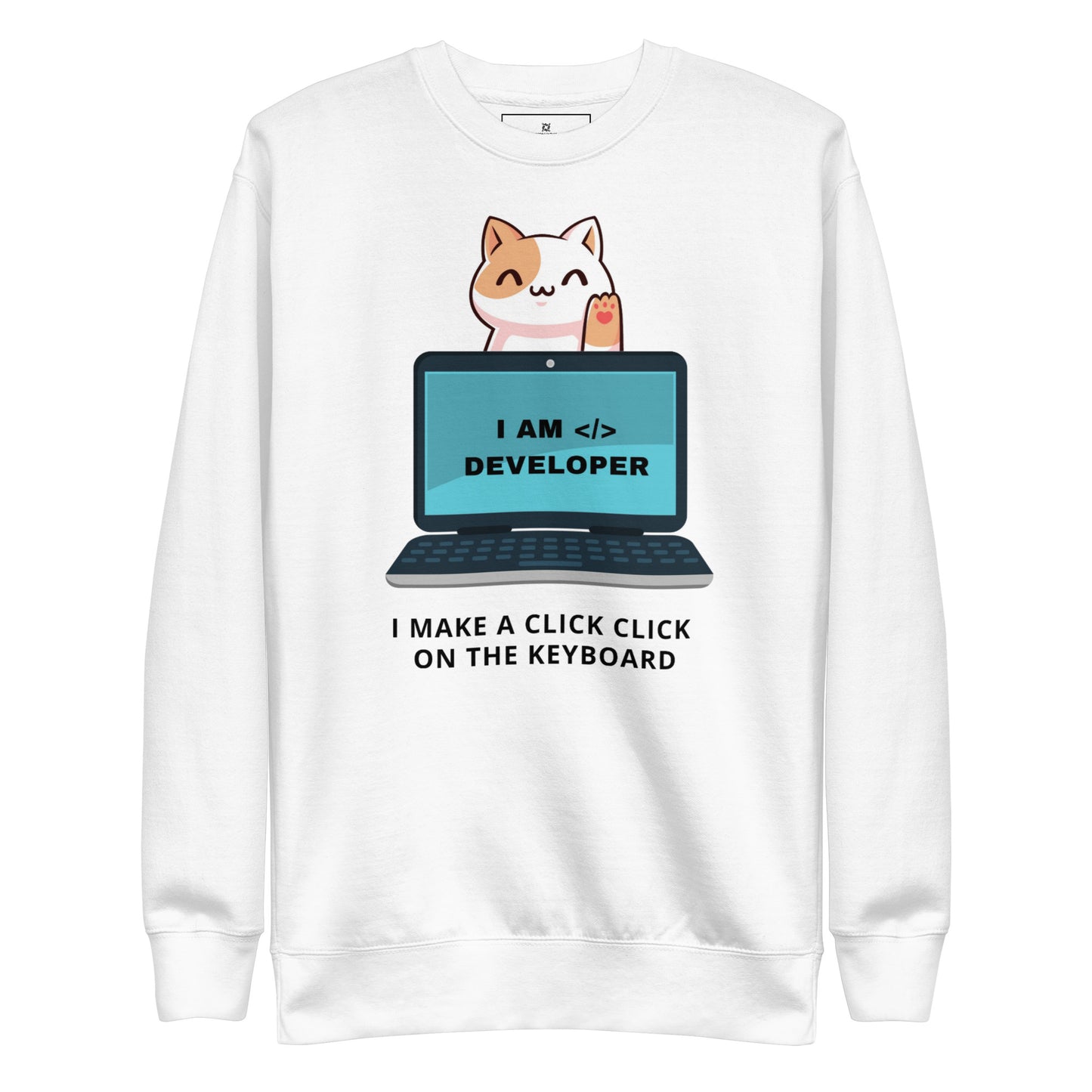 I am Developer Premium Sweatshirt - Light