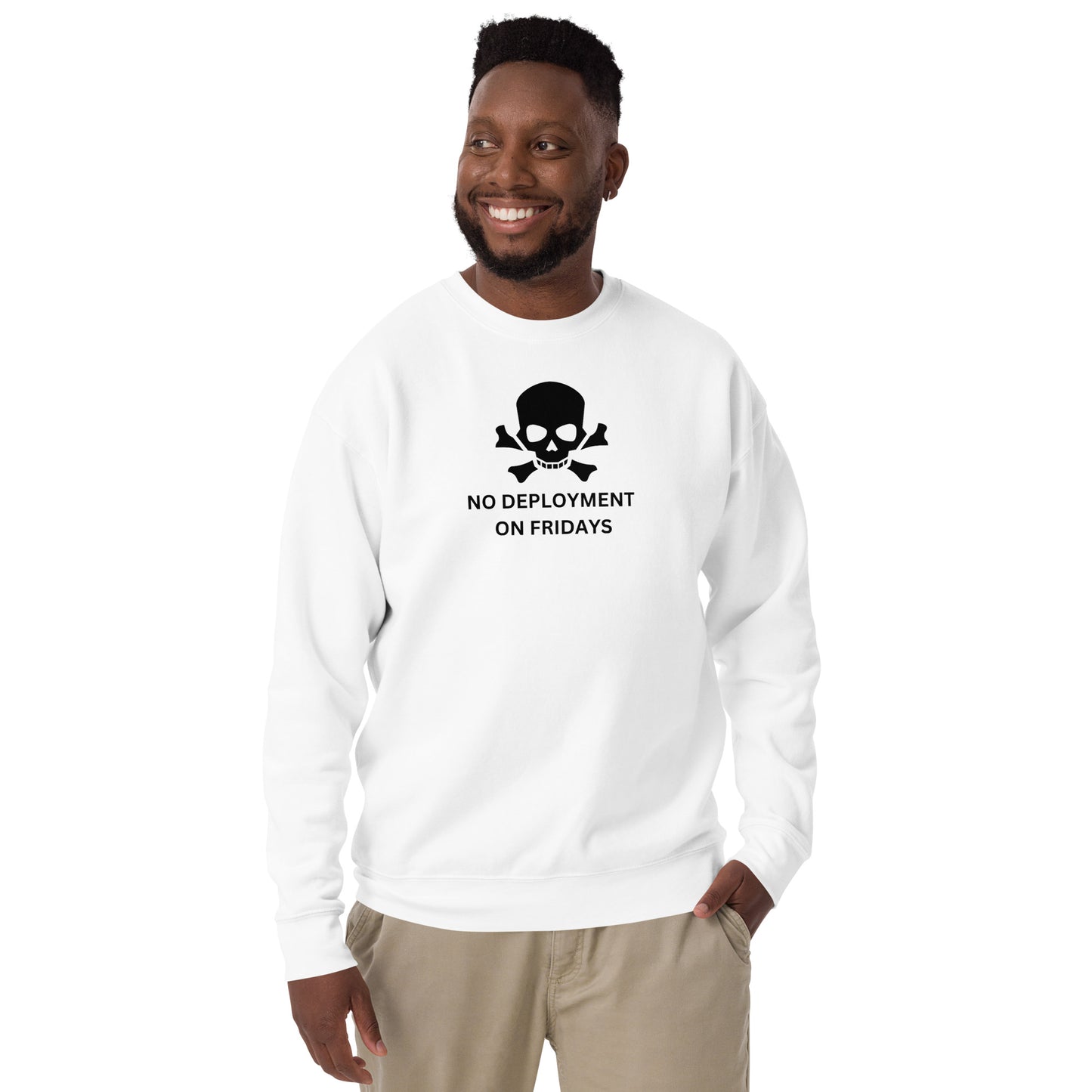 No Friday Deployment Premium Sweatshirt - Light