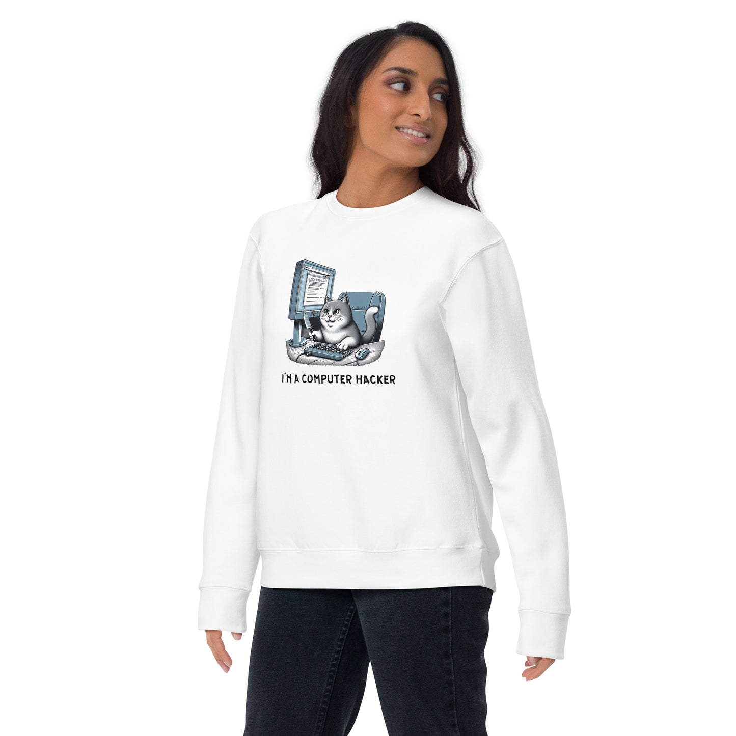 Hacker Kitty Sweatshirt