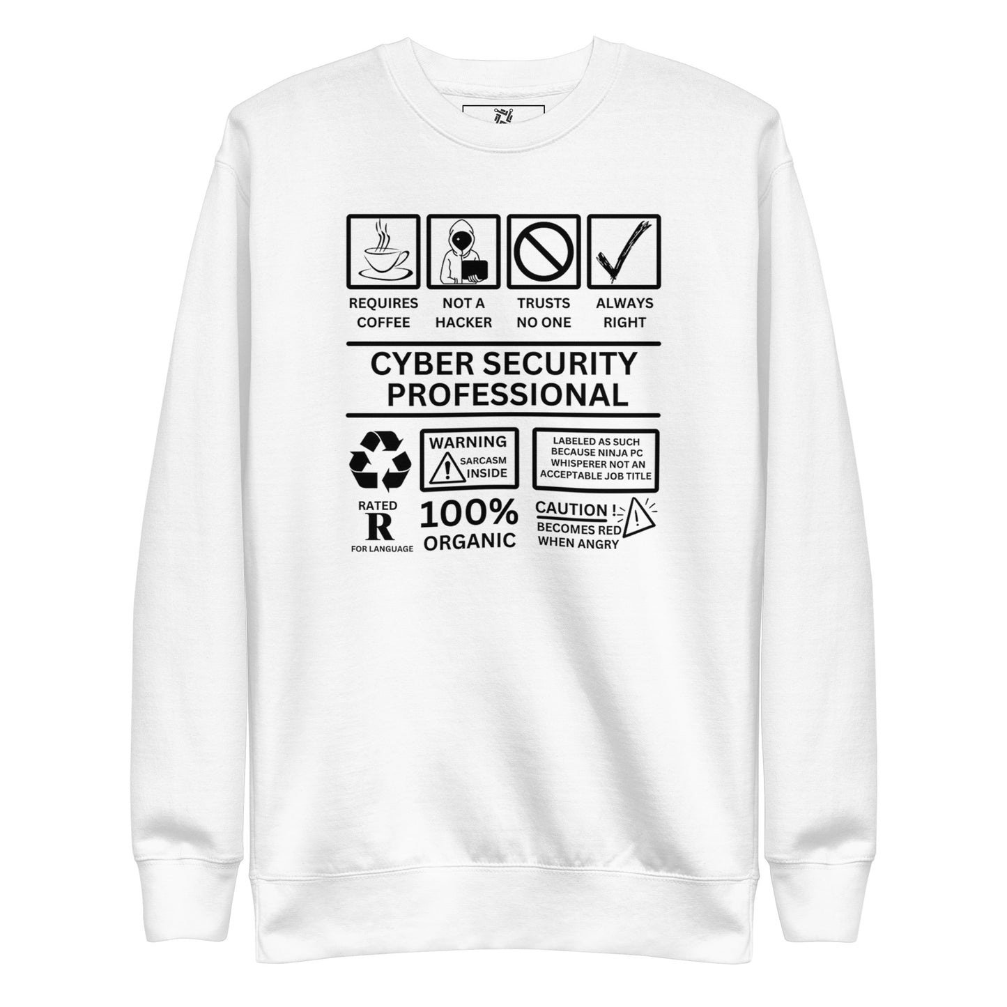 Cyber Security Label Sweatshirt