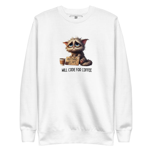 Sad Developer Kitty Sweatshirt