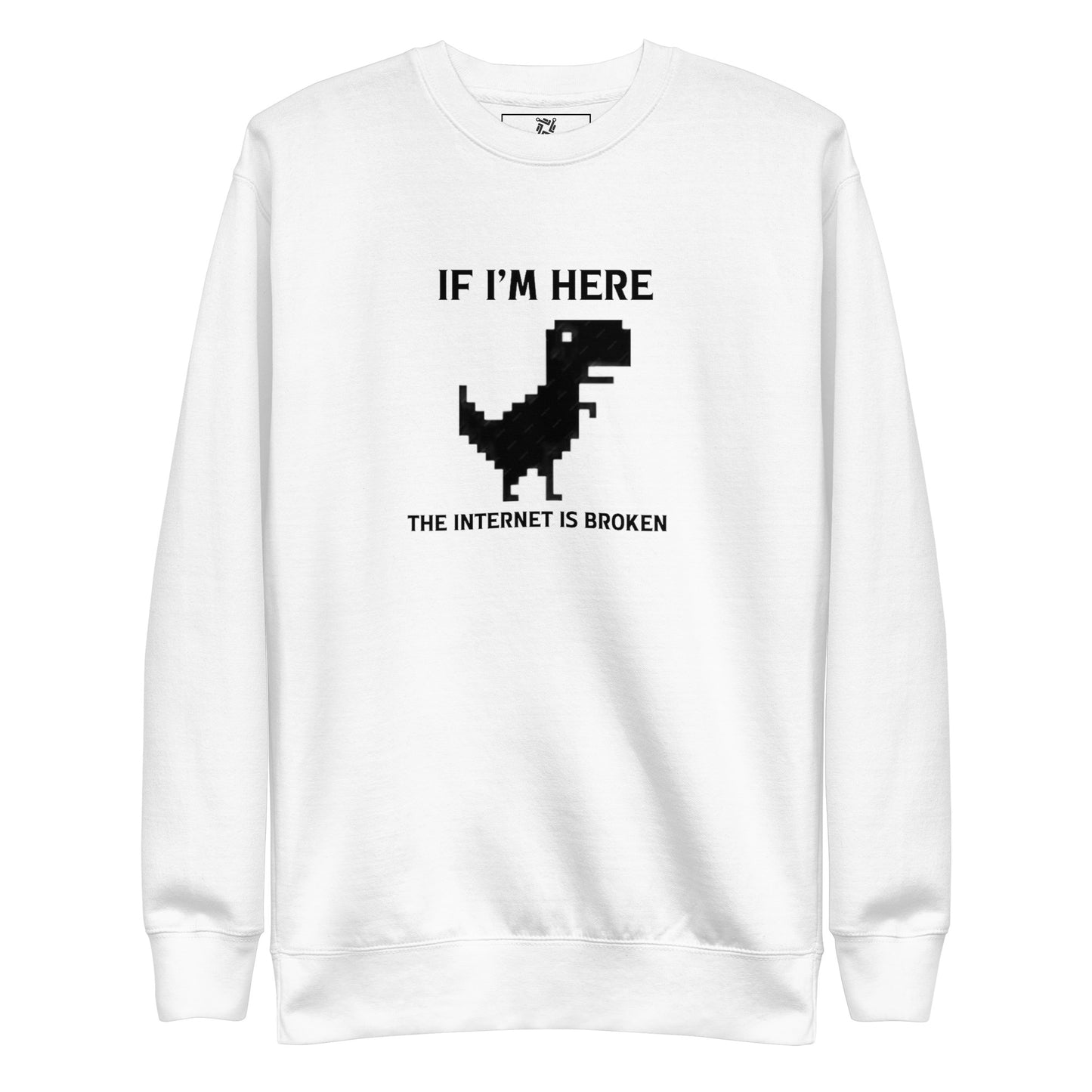 Classic Page Not Found Dino Sweatshirt