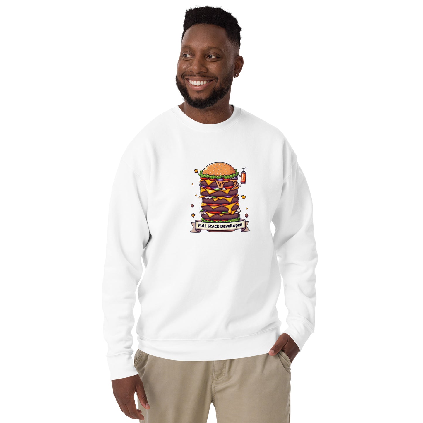 Burgers Full Stacker Sweatshirt