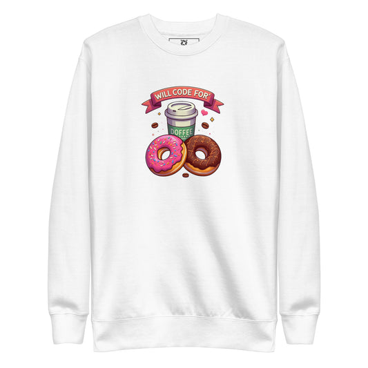 Code For Doughnuts Sweatshirt