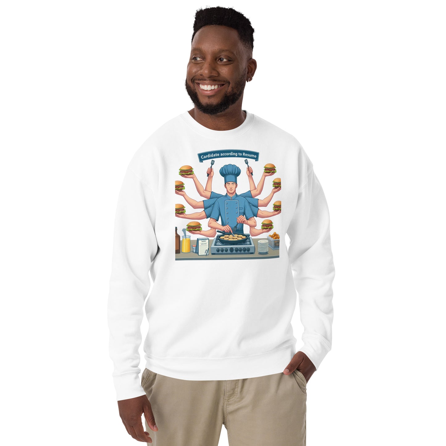 Candidate According to CV Sweatshirt