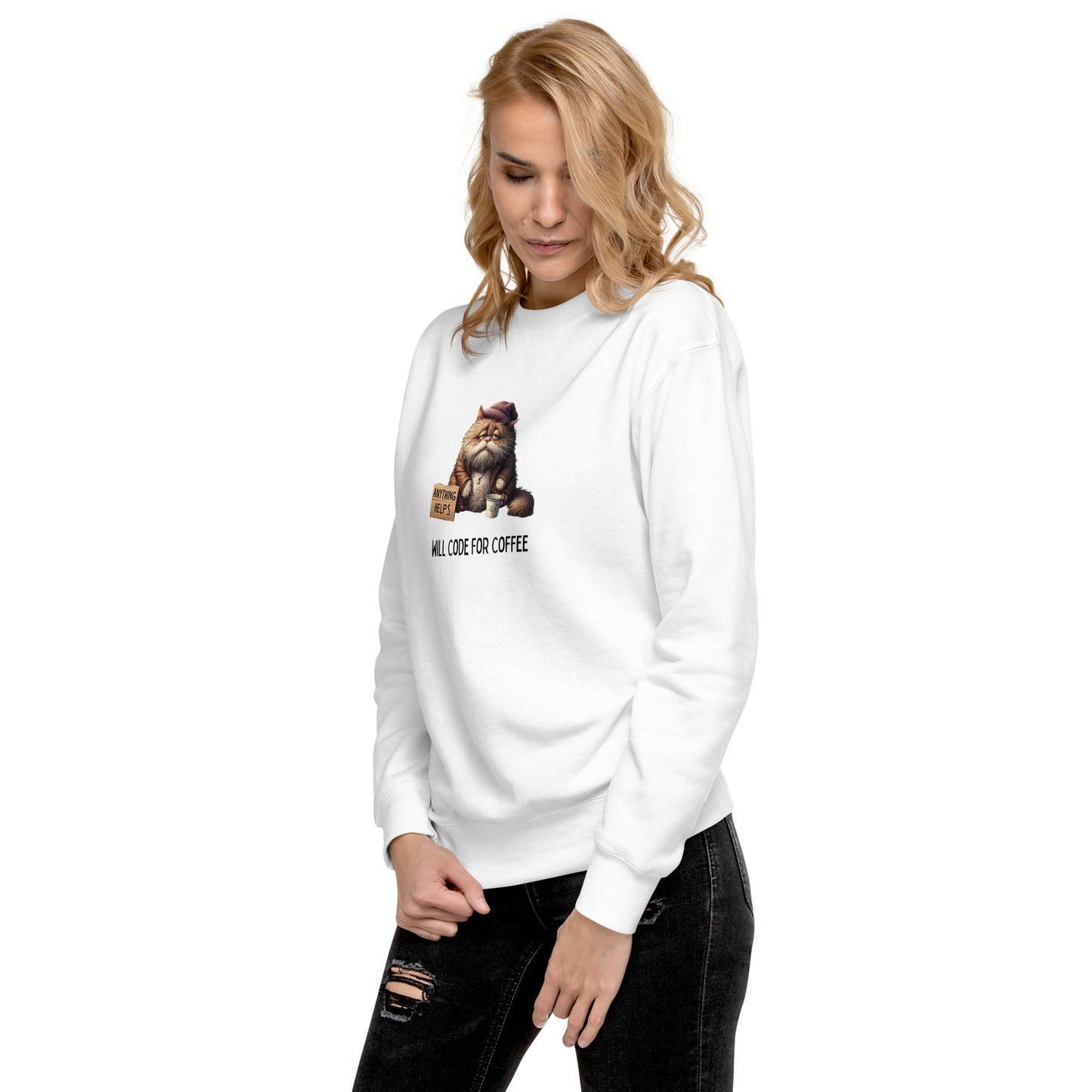 Homeless Kitty Developer Sweatshirt