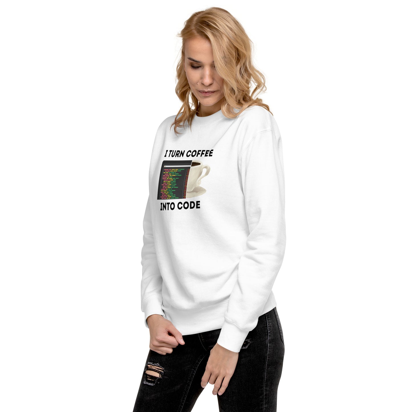 Coffee into Code Sweatshirt