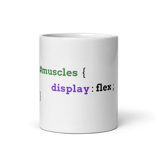 Muscles glossy mug
