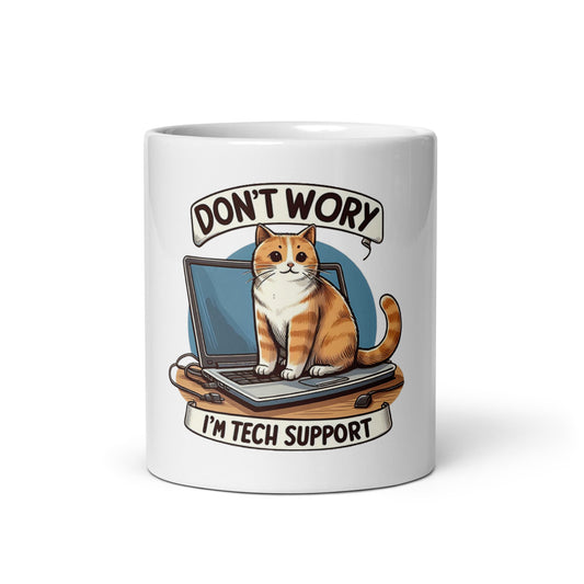 Don't Worry Kitty mug