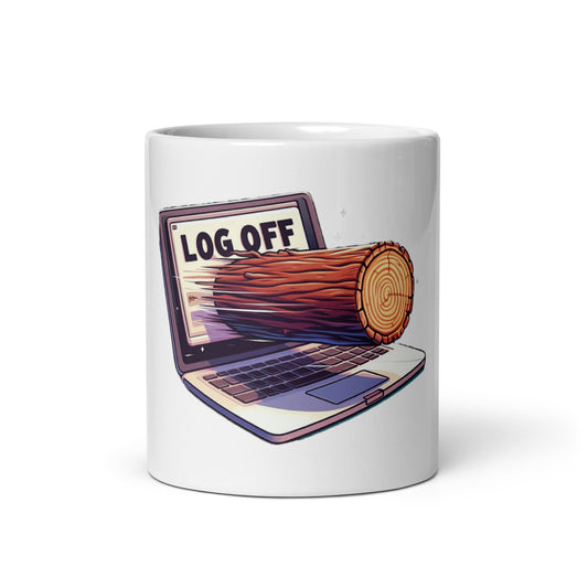 Log Off mug