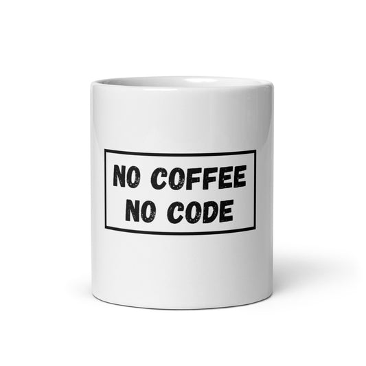 No Coffee No Code mug