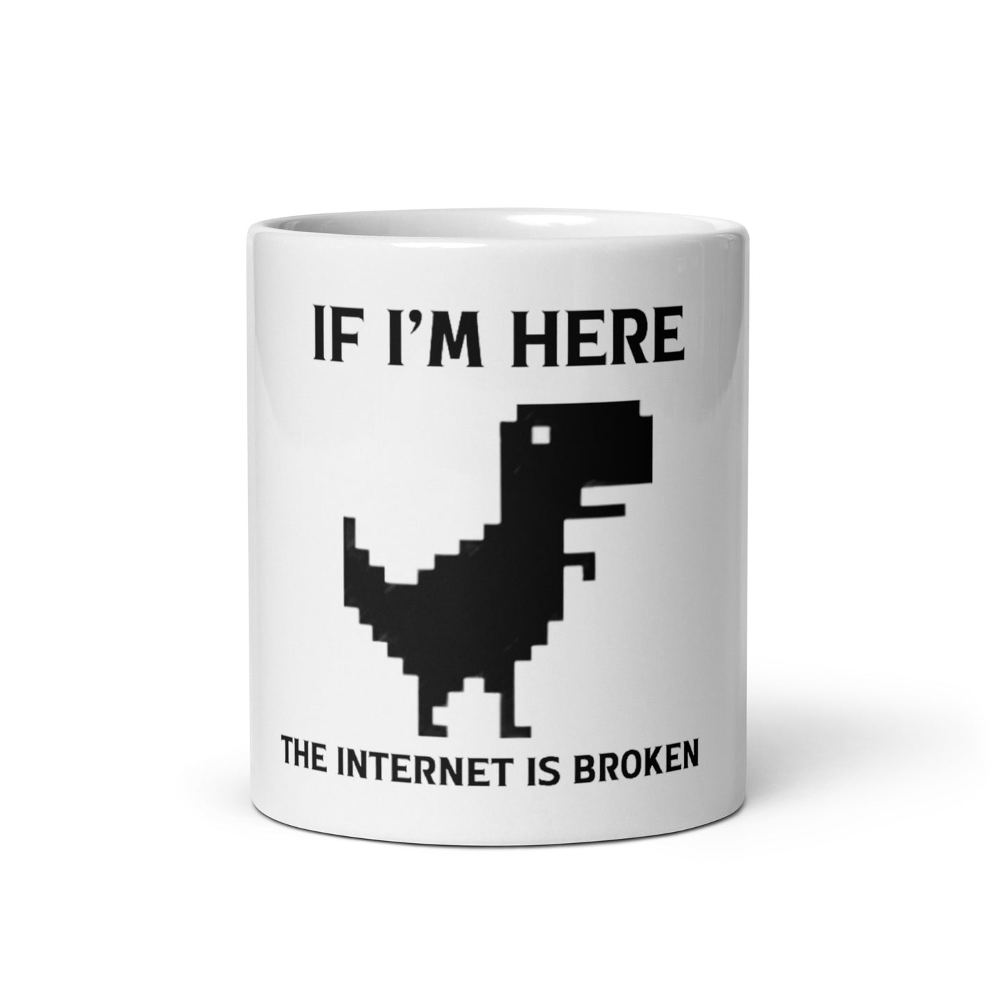 Broken Internet mug